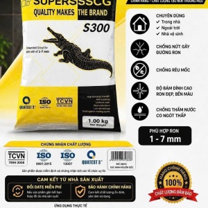 KEO CHÀ RON SUPERSSCG S300 (TRẮNG ) 1KG/BAO