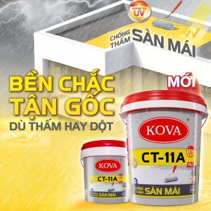 KOVA CT-11A PU - CHỐNG THẤM SÀN MÁI THÙNG 22KG