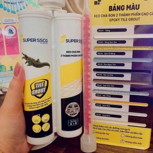 Keo chà ron 2 thành phần cá sấu cao cấp Super SSCG (keo A+B)