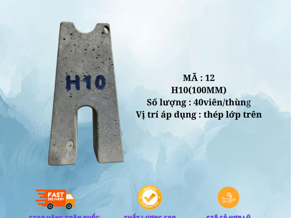 CON KÊ BÊ TÔNG SÀN TRÊN  (100mm),40 viên /thùng, sử dụng được 50m2