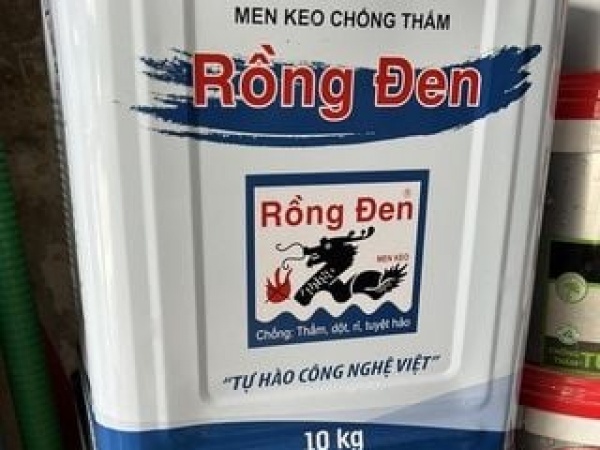 CHỐNG THẤM RỒNG ĐEN 10KG - CHỐNG THẤM BÊ TÔNG, CHỐNG RỈ SÉT KIM LOẠI